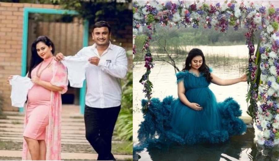 Amulya giving birth to cute twin boys