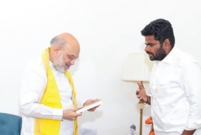 ರಾಜೀನಾಮೆ ಊಹಾಪೋಹಗಳ ನಡುವೆಯೇ ಬಿಜೆಪಿ ಪ್ರಮುಖ ನಾಯಕರೊಂದಿಗೆ ಸಭೆ ನಡೆಸಿದ ಅಣ್ಣಾಮಲೈ | JANATA NEWS