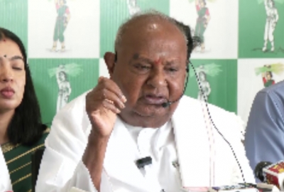ರಾಜ್ಯಸಭಾ ಸ್ಥಾನಕ್ಕಾಗಿ ಮಾತ್ರ ನನಗೆ ಪ್ರಧಾನಿ ಮೋದಿ ಅವರೊಂದಿಗಿನ ಸಂಬಂಧವಿಲ್ಲ - ಮಾಜಿ ಪ್ರಧಾನಿ ಎಚ್‌ಡಿ.ದೇವೇಗೌಡ | JANATA NEWS