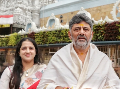 ಅವರು ತಿರುಮಲ ದೇವಸ್ಥಾನದಲ್ಲಿ ಪ್ರಾರ್ಥನೆ ಸಲ್ಲಿಸಿದ ಸಿಎಂ ಡಿ.ಕೆ. ಶಿವಕುಮಾರ್ 