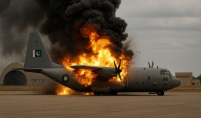 ಪಾಕಿಸ್ತಾನದ ಸೇನಾ ಸರಕು ವಿಮಾನವನ್ನು ಹೊಡೆದುರುಳಿಸಿದ ಅಫ್ಘಾನಿಸ್ತಾನ | JANATA NEWS